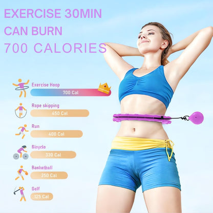 Smart Weighted Hula Hoop Set